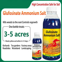 Glufosinate Ammonium 10% SL Herbicide, Fast-Acting Broad Spectrum Weed Killer for Farms & Agricultural Land