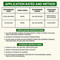 Glyphosate Herbicide High-Concentrate – Weed Killer for Agricultural & Land Maintenance
