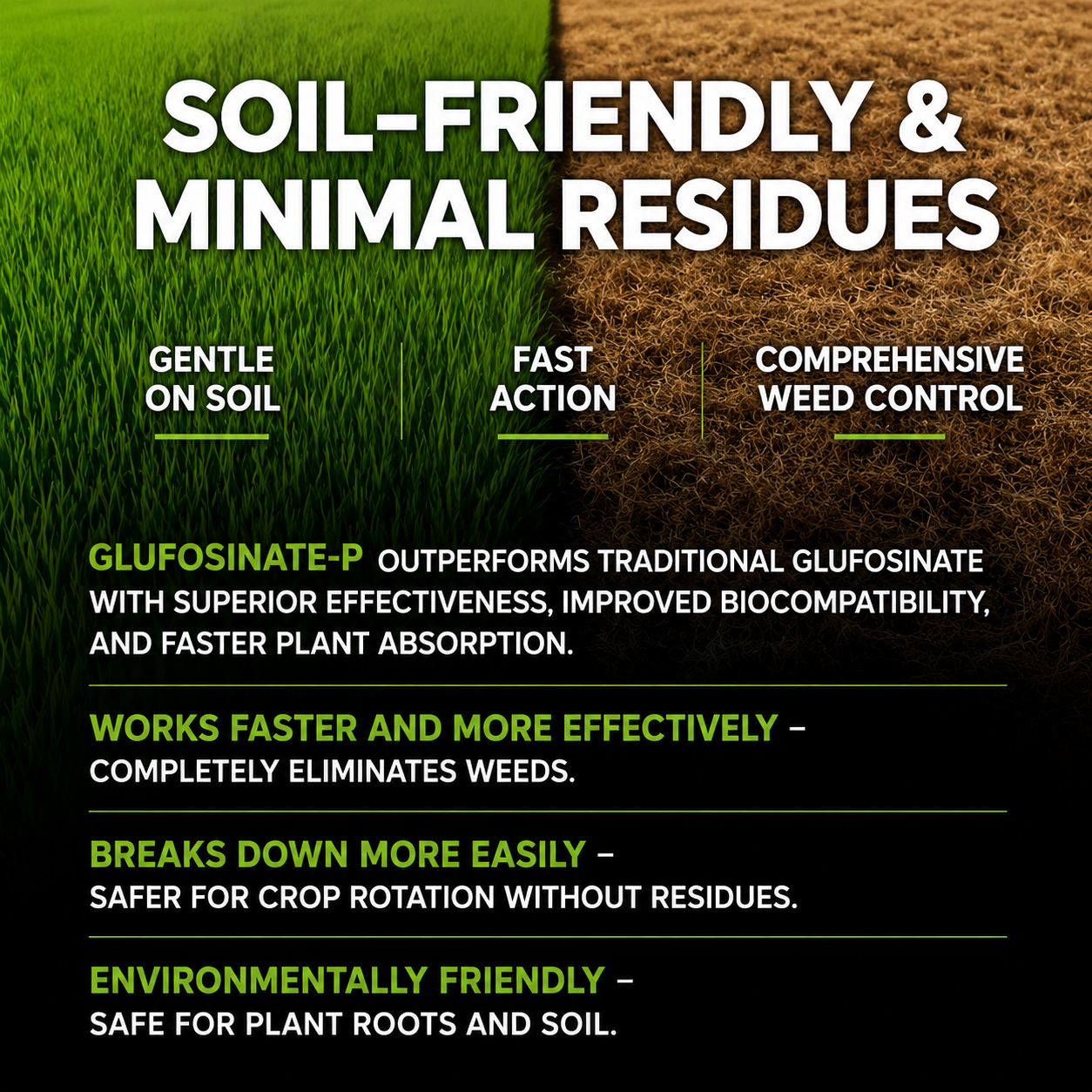 Glyphosate Herbicide Concentrate for Effective Weed Control  Systemic Weed Killer for Agriculture, Garden & Land Care (Yellow)