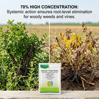 Glyphosate Trichloropyrimidinyl Acid 70% Herbicide for Vine & Shrub Weed Control | Systemic Weed Management