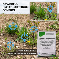 Glyphosate Trichloropyrimidinyl Phosphonate 60% Herbicide for Weed Control Systemic Weed Management