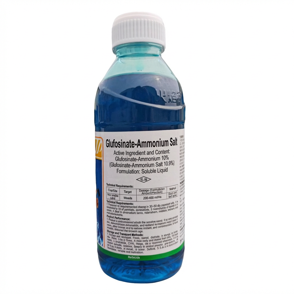 Glufosinate Ammonium 10% SL Herbicide, Non-Selective Broad Spectrum Weed Killer for Agriculture
