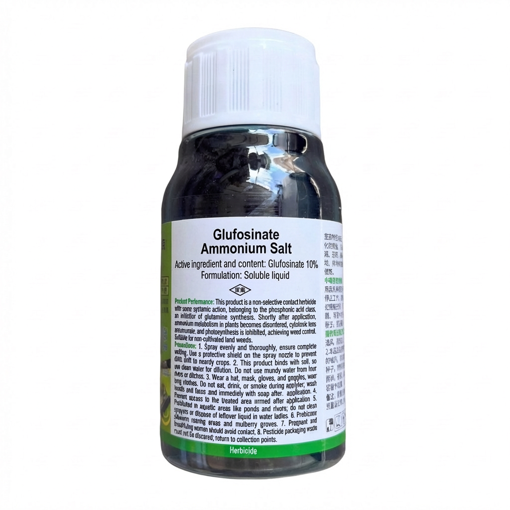 10% Glufosinate Ammonium Herbicide, Powerful Weed Killer for Resistant Cow Grass