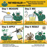 Glyphosate Ammonium Salt 95% Soluble Granule Herbicide for Broad-Spectrum Weed Control | Systemic Weed Management