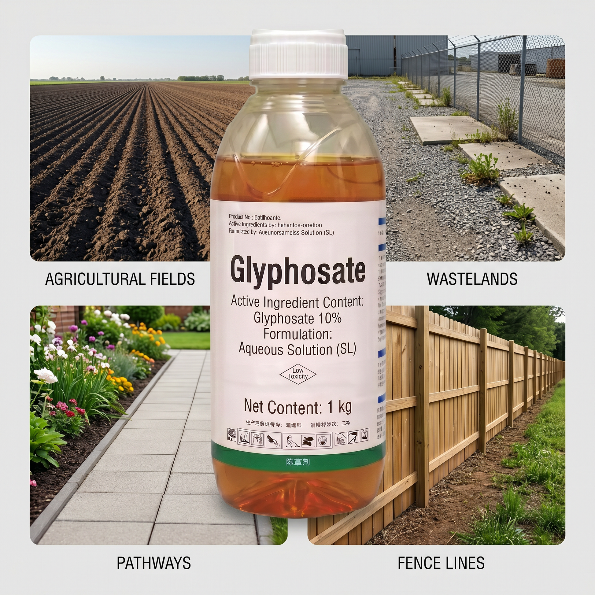 Glyphosate Herbicide for Powerful Weed & Root Control | Systemic Broad-Spectrum Weed Management