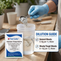 Glyphosate Triclopyr 70% Herbicide for Non-Agricultural Weed Control 100g Systemic Weed Management