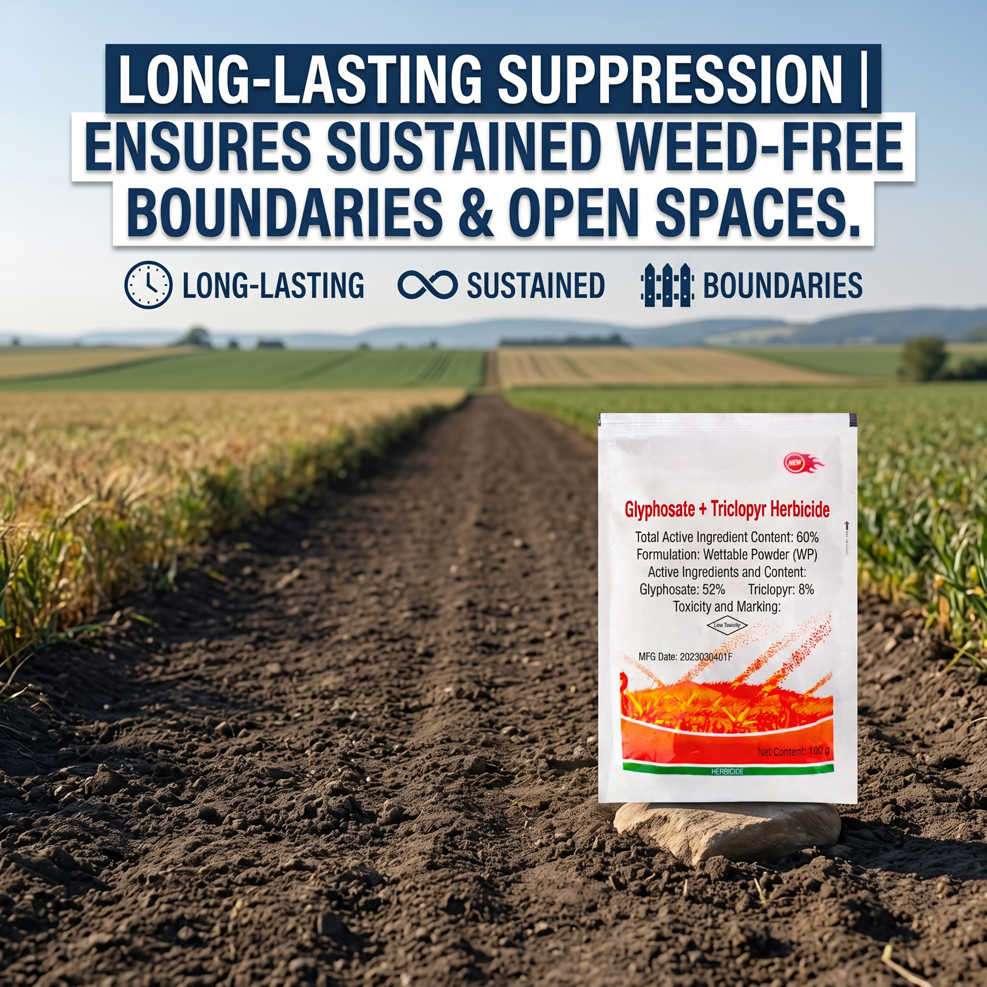 Glyphosate 60% Herbicide for Non-Arable Weed Control | Systemic Weed & Woody Plant Management