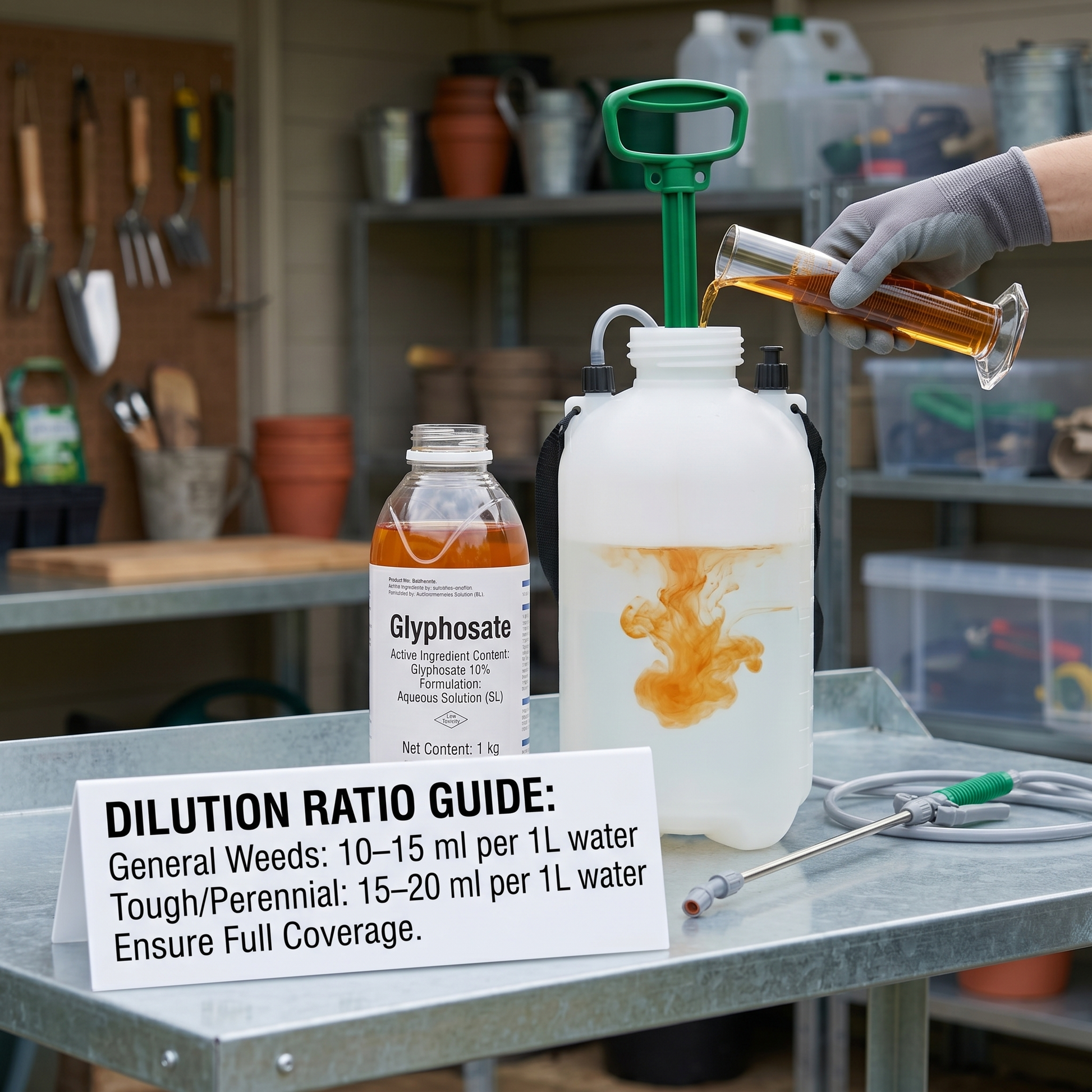 Glyphosate Herbicide for Powerful Weed & Root Control | Systemic Broad-Spectrum Weed Management