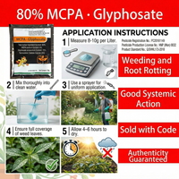 MCPA Sodium 5% + Glyphosate Ammonium 75% SG Herbicide for Systemic Weed Control in Agricultural Fields