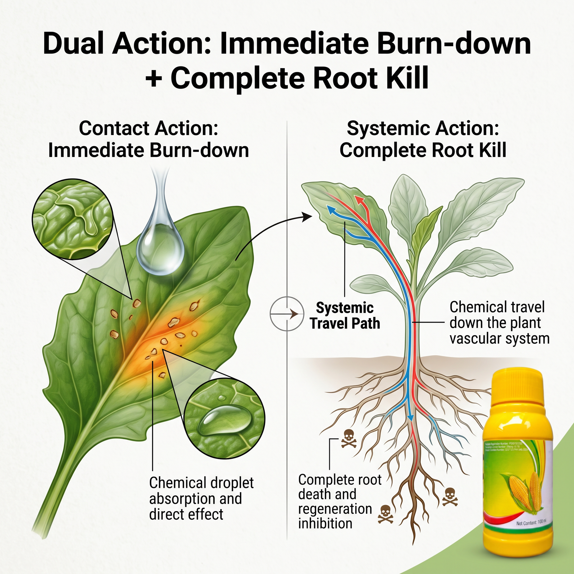 Nicosulfuron 20% + Atrazine 6% + Mesotrione 4% SC Herbicide, Selective Corn Field Weed Control