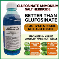 Glufosinate Ammonium 10% SL Herbicide, Non-Selective Broad Spectrum Weed Killer for Agriculture